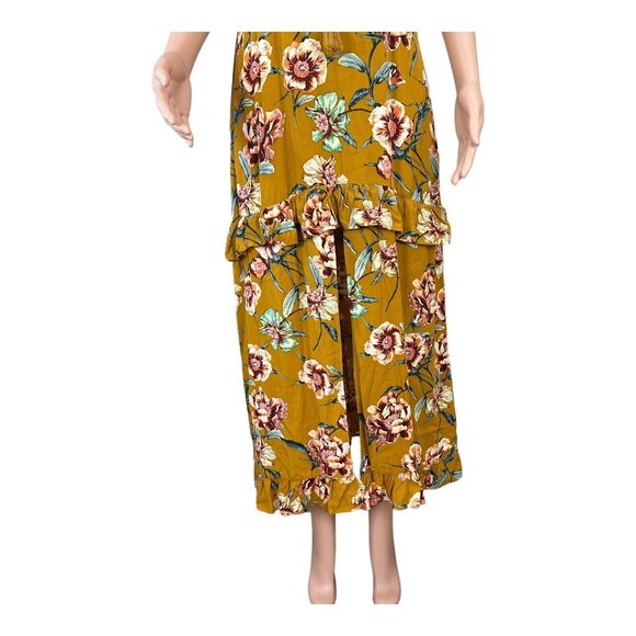 Xhilaration Women Maxi Sundress SZ S Floral Ruffle Tiered Strappy Sleeveless NWT - Picture 5 of 12